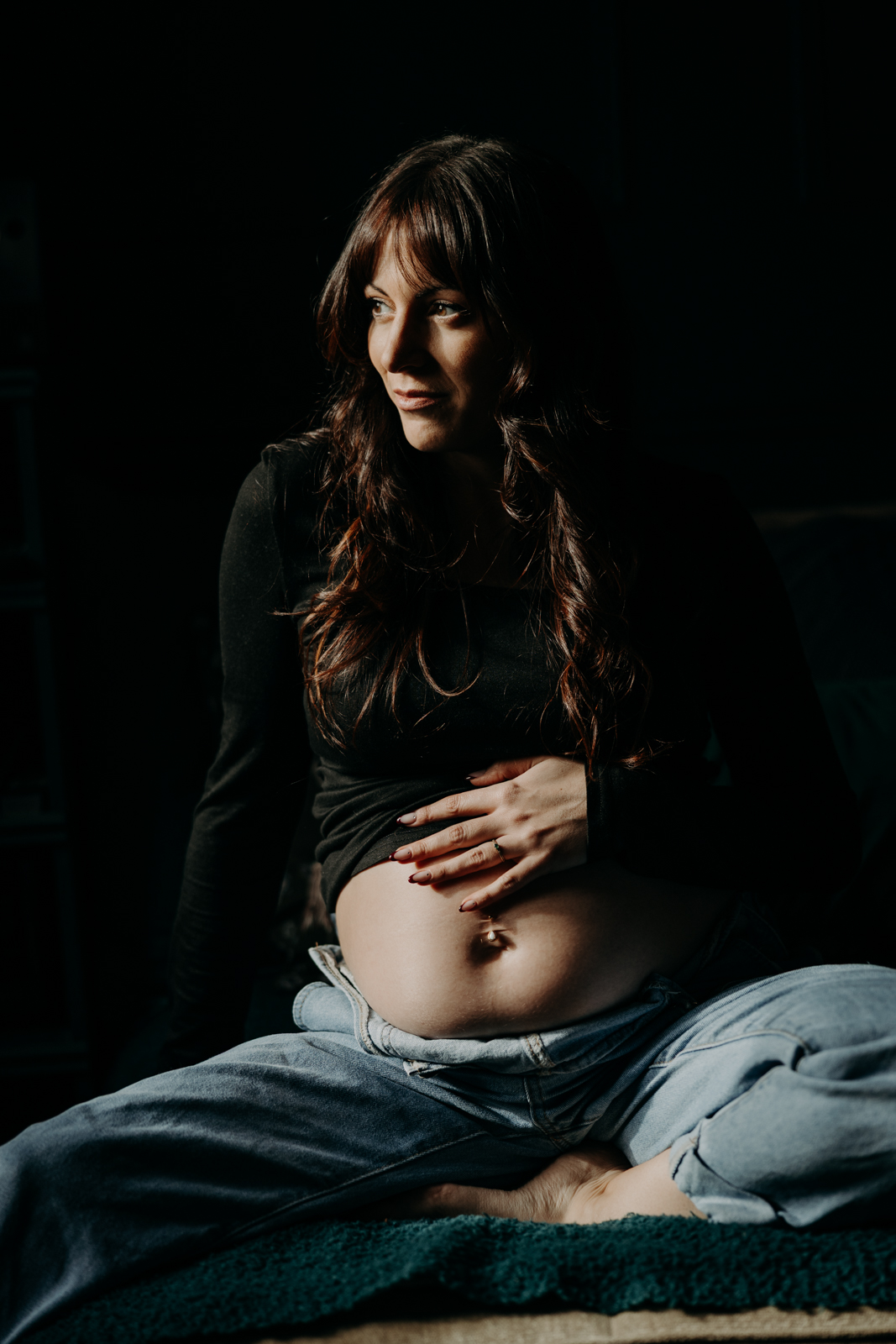 Séance photo grossesse maison chic brocante mode mayenne - 5