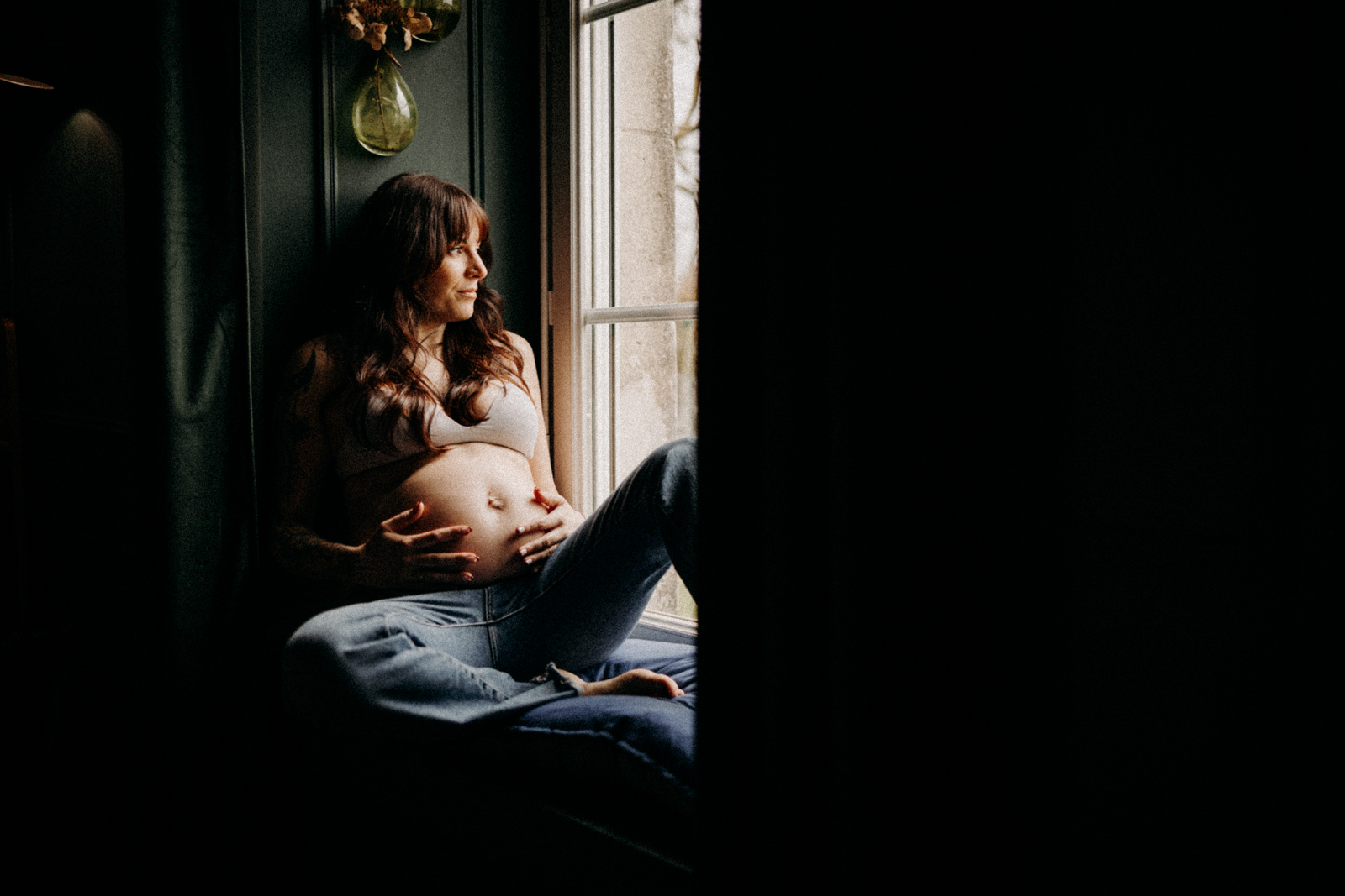 Séance photo grossesse maison chic brocante mode mayenne - 65