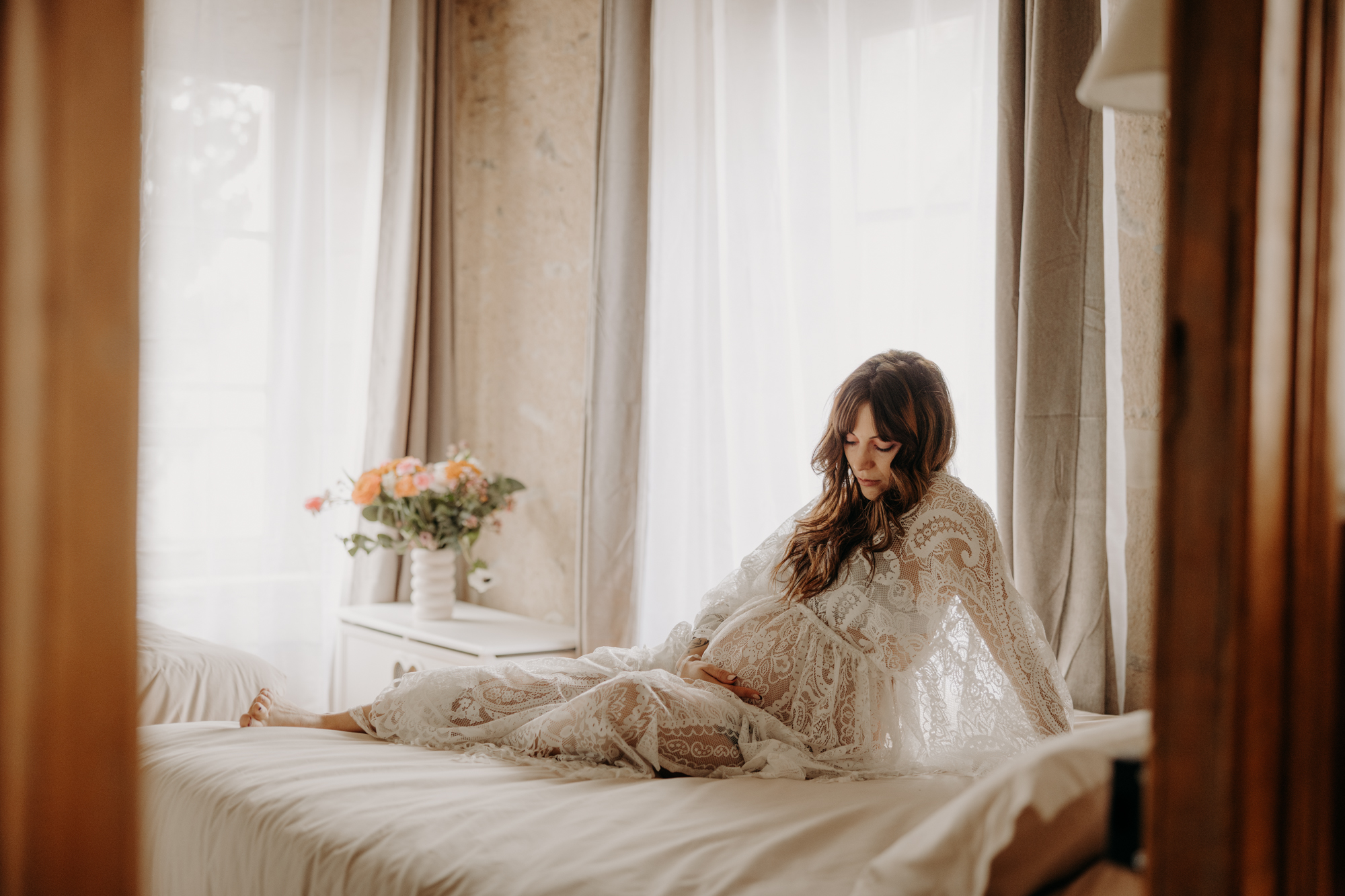 Séance photo gîte mayenne, saint denis d'anjou, grossesse - 54