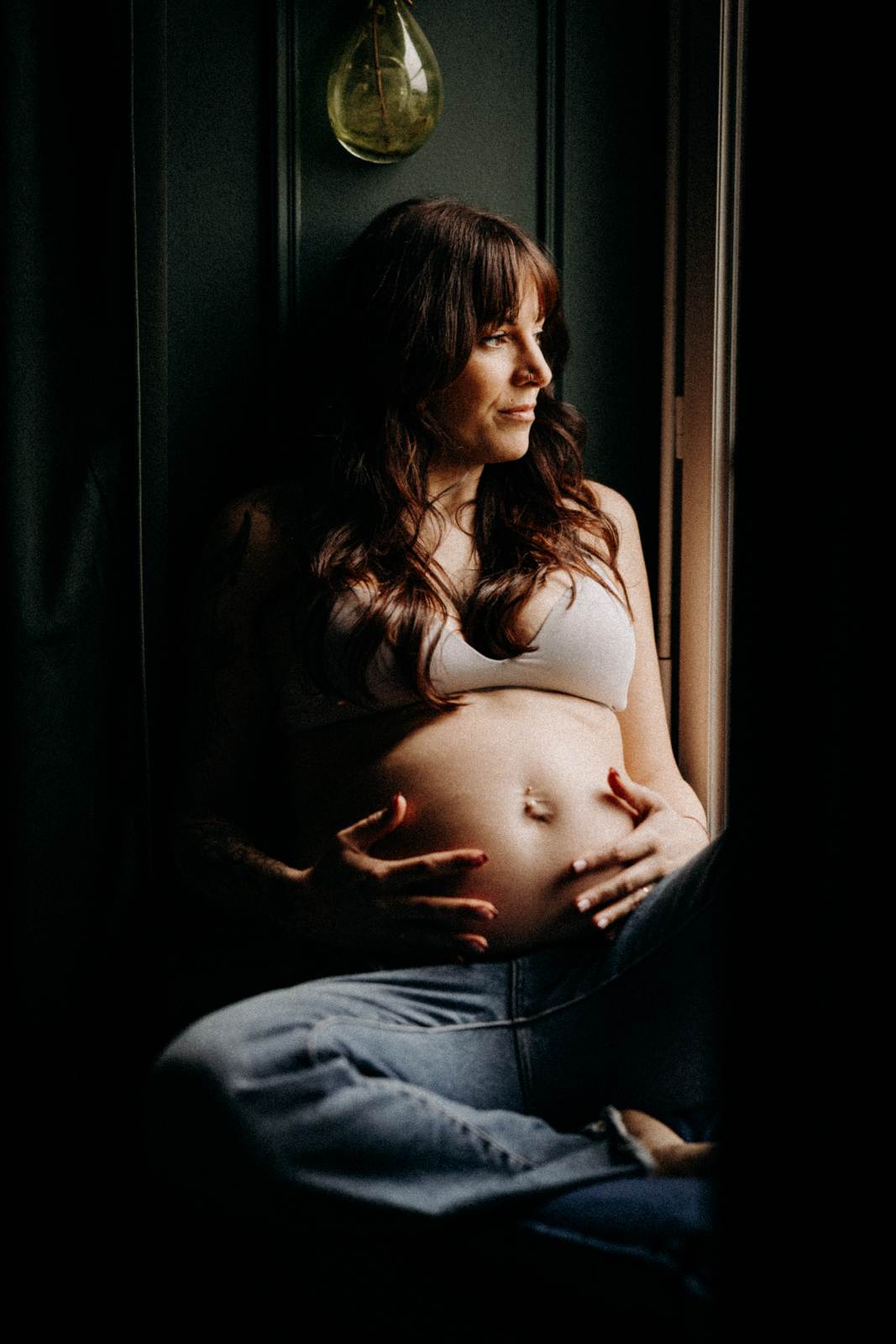 Séance photo grossesse maison chic brocante mode mayenne - 63